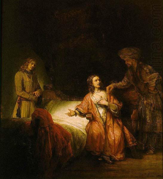 Joseph Accused by Potiphar's Wife., REMBRANDT Harmenszoon van Rijn